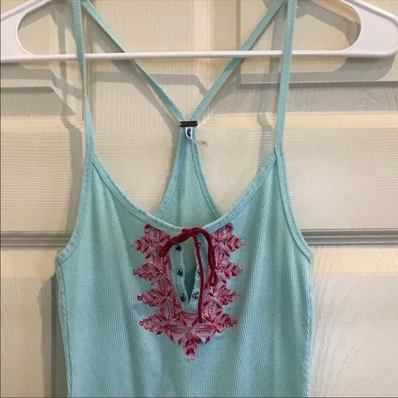 FREE PEOPLE sleeveless embroidered top - Picture 3 of 7